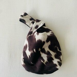 Super rare Yaito Brown Cow Suede Knot Bag